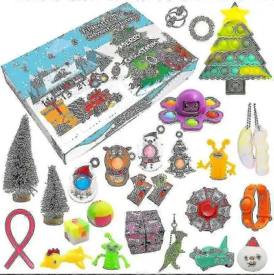 Božični adventni koledar Darilo Fidget Toys Stress Relief Fidget Toy Blind Box Kids A