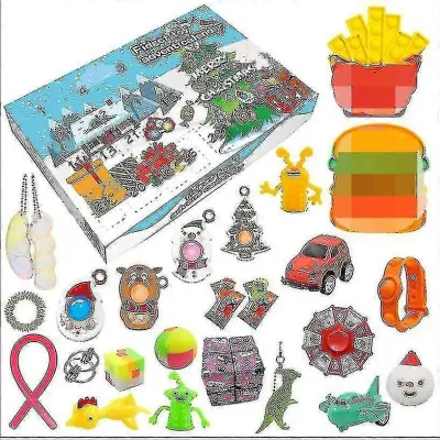 Božični adventni koledar Darilo Fidget Toys Stress Relief Fidget Toy Blind Box Kids