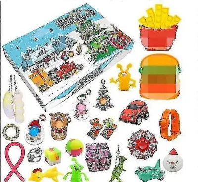 Božični adventni koledar Darilo Fidget Toys Stress Relief Fidget Toy Blind Box Kids