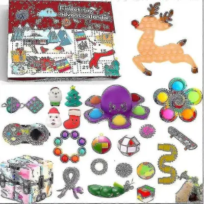 Božični adventni koledar Darilo Fidget Toys Stress Relief Fidget Toy Blind Box Kids