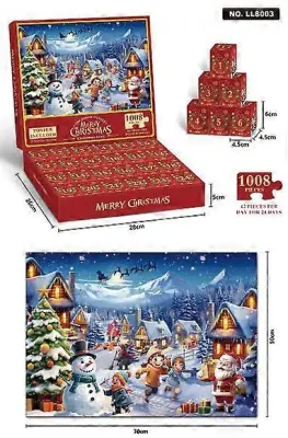 2025 Christmas Blind Box Odštevalni koledar Puzzle Božični adventni koledar Darilo Božično darilo