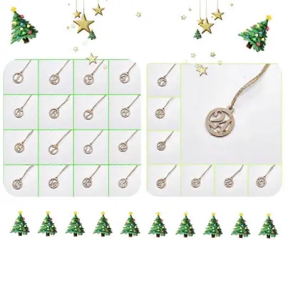 Adventni koledar Številke Darilne oznake Party Countdown Oznake Božična dekoracija TY