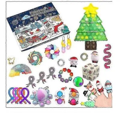 Božični adventni koledar Darilo Fidget Toys Stress Relief Fidget Toy Blind Box Kids