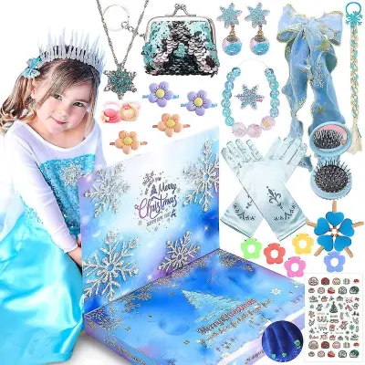 Božični adventni koledar za dekleta in fantke 2023 Božični odštevalnik koledar 24 dni Unicorn koledar slepa škatla za otroke Darilo za božični