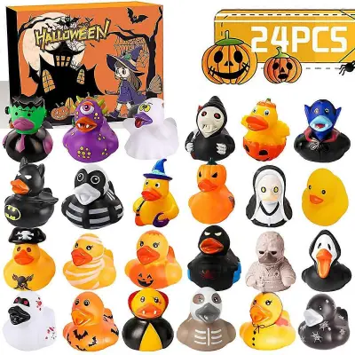 2023 Christmas Blind Box Adventni odštevalni koledar Vinyl Duck Bb Whistle Vodna igrača Darila za fantke in dekleta
