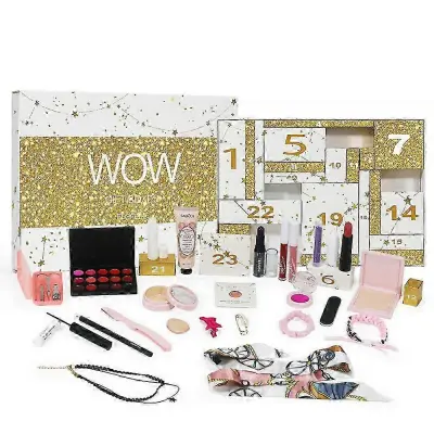 2025 Ličila Božični adventni koledar 2024 Teen Girls Women Beauty Odštevalni koledar, Trendovske stvari Unikatni kompleti ličil