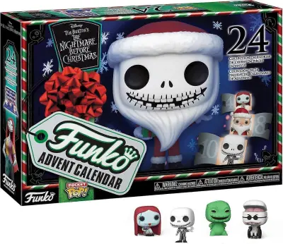Adventni koledar Funko: Nočna mora pred božičem - 24 Pocket Pop! Vinil