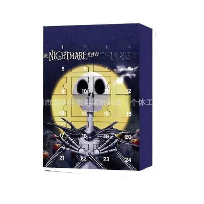 Božični adventni koledar 24 Odštevalnik Halloween Koledar Blind Box Presenečenje Halloween Smešno darilo