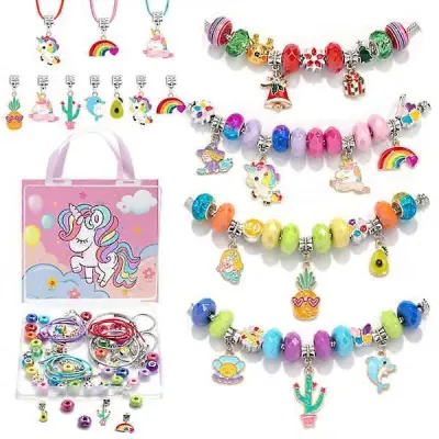 Adventni koledar - 58 kosov samorog zapestnica DIY Exquisite Set