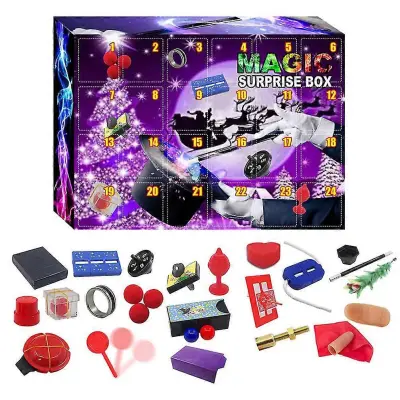24 kosov božičnega adventnega koledarja Atmosphere Darilo Magic Props Blind Box za otroke