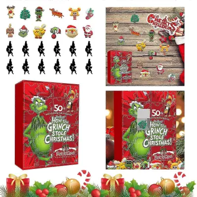 Doomsday Calendar Blind Box okraski na božični večer, nove igrače za slepe škatle za noč čarovnic ustvarjalni zombiji