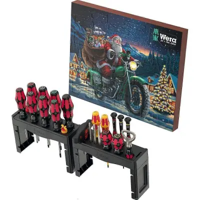 Wera 05136609001 Božič 2025 Adventni koledar 28-delni darilni set orodja
