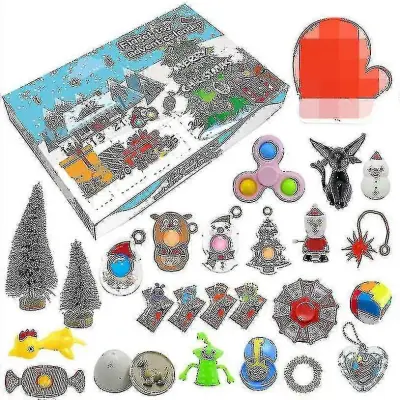 Božični adventni koledar Darilo Fidget Toys Stress Relief Fidget Toy Blind Box