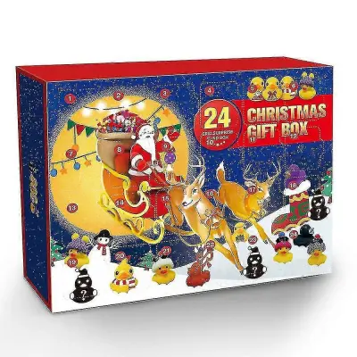 Božični 24-dnevni adventni odštevalni koledarji, otroške račke, igrače, slepa škatla, božično darilo