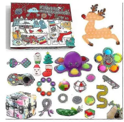 Božični adventni koledar Darilo Fidget Toys Stress Relief Fidget Toy Blind Box Kids