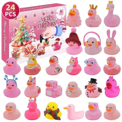 2023 Christmas Blind Box Adventni odštevalni koledar Vinyl Duck Bb Whistle Vodna igrača Darila za fantke in dekleta
