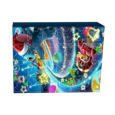 Božični adventni koledar 2024, novoletno darilo, risanka, anime Blind Box