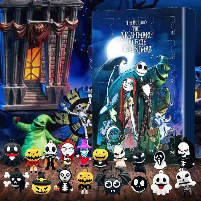 New Christmas Nightmare Jack Skull Horror Calendar Box Halloween Countdown Countdown Calendar Blind Box