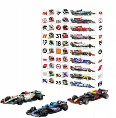 Adventni koledar, 24 kosov F1 Racing, čudovito darilo