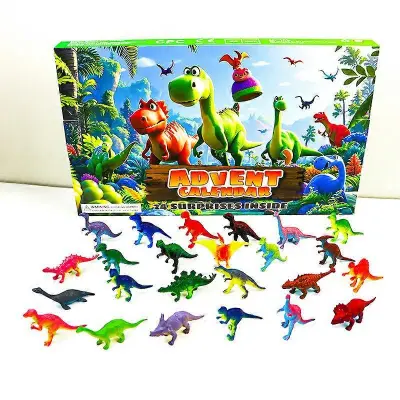 Noč čarovnic Božič blind box luknja dinozaver otroško darilo 24-dnevni digitalni odštevalnik koledar blind box