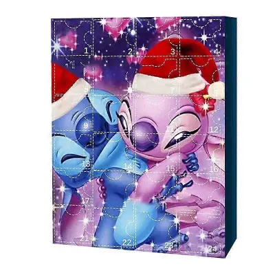 Božični adventni koledar Božični adventni koledar 24 odštevalnih šivov Disney Cute Mickey Okraski Mickey Mouse Ročno izdelana lutka s slepimi ?