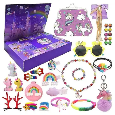 Božični makeup Adventni koledar Božični koledar Darilne škatle Božične 24-dnevne adventne odštevalne darilne škatle za otroke