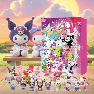 Nova Sanrio lutka slepa škatla luknja glasbena lutka obesek poke glasba božično otroško darilo