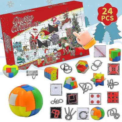 Božični adventni koledar 2023 Igrače za lajšanje stresa 24-dnevni božični odštevalni koledarji Blind Box Xmas Kids Giftchrui1729