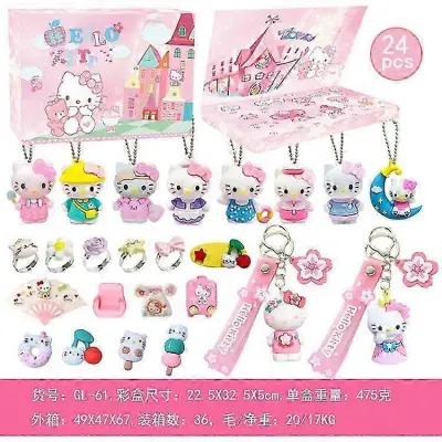 Božični adventni koledar Sanrio Kuromi My Melody Hole Music Blind Box Set LABUBU Hole Music Blind Box