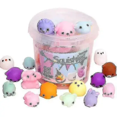 Squishies Squishy Toy 24/36/64 kosov Party Favors Kids Mochi Squishy Toys Škatla za shranjevanje