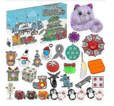 Božični adventni koledar Darilo Fidget Toys Stress Relief Fidget Toy Blind Box Kids