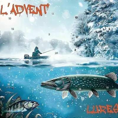 LADVENTLURES 2024, ribiški adventni koledar, ribiška vaba, božična darila, nov prihod
