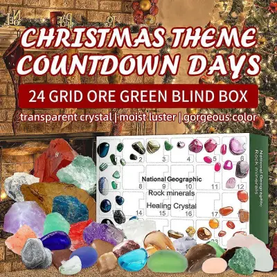 Božični adventni koledar Igrača 24 Days Ore Mineral darilni set 21x16,4 cm
