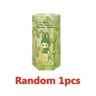 Cactus Series Blind Box Mini Anime Figurer Ornament Dockor Fans Barn Jul Födelsedagspresent leksak
