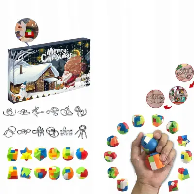 Adventni koledar Igrača Puzzle Darilo 24
