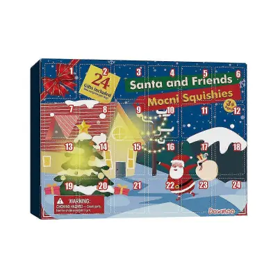 Adventni koledar Blind Box 24 predelkov Otroška gumijasta živalska igrača Presenečenje Blind Box