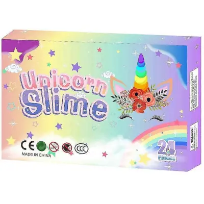 2025 Slime Adventni koledar Odštevanje do božiča 24-dnevna presenečenja za otroke od 3 let dalje Božično darilo za zabavo Otroško božično dar