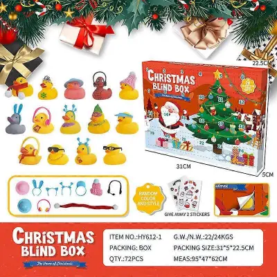 Yellow Duck Blind Box DIY adventni koledar, omejena serija darila