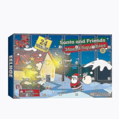 2025 Eelhoe Surprise Blind Box Božično odštevanje 24 dni darilo Blind Box Risanka Ustvarjalno majhno darilo Praznična darilna škatla