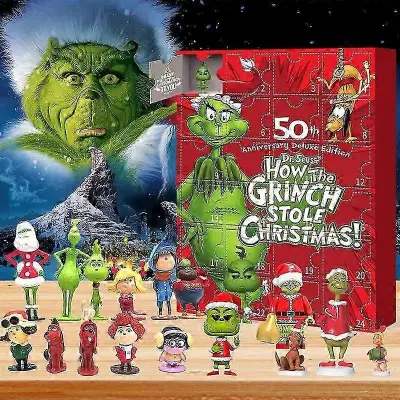 Doomsday Calendar Blind Box okraski na božični večer, nove igrače za slepe škatle za noč čarovnic ustvarjalni zombiji