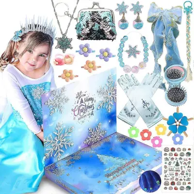 Božični adventni koledar za dekleta in fantke 2023 Božični odštevalnik koledar 24 dni Unicorn koledar slepa škatla za otroke Darilo za božični