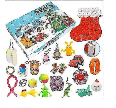 Božični adventni koledar Darilo Fidget Toys Stress Relief Fidget Toy Blind Box Kids