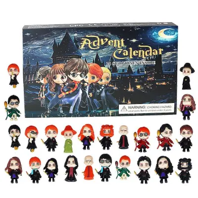 Noč čarovnic Božič blind box luknja dinozaver otroško darilo 24-dnevni digitalni odštevalnik koledar blind box