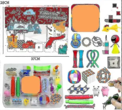 Božični adventni koledar Darilo Fidget Toys Stress Relief Fidget Toy Blind Box