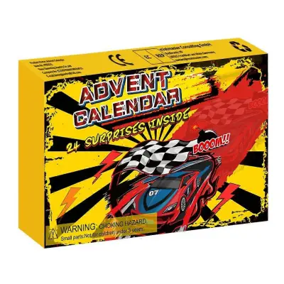 Nov božični avto Countdown 24 Digital Blind Box Otroško darilo Dirkalni avtomobil Božično darilo za dan prihoda
