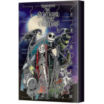 Magene 2pc Halloween Horror Nights Odštevalnik Koledar Blind Box Božična adventna 24-delna darilna lutka Blind Box
