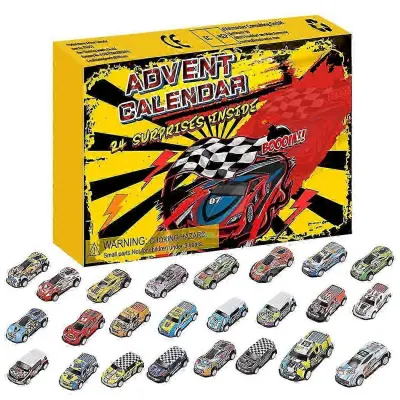 Božični adventni koledar Škatla 24-dnevna božična slepa škatla Racing Animal Bracelet Dinozaver Presenečenje Blind Box Otroško božično daril