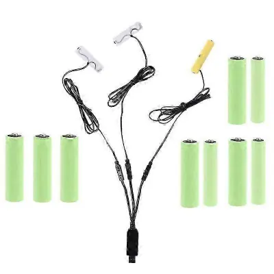 Napajalni kabel USB 3v1 AA Dummy Battery Eliminator Zamenjajte baterijo 2AA+AAA 1,5 V