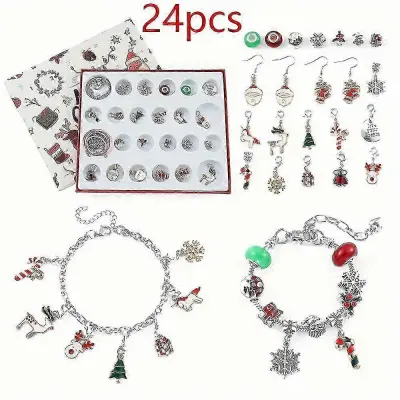Set 24 kreativnih okraskov adventnega presenečenja za božično darilo