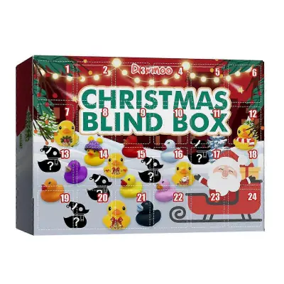 24 mrež Božični odštevalni koledar Blind Box Igrača Ustvarjalna lebdeča ...